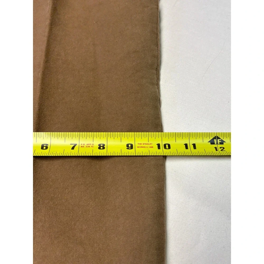 Brooks Brothers Hudson Chinos Mens 38x29 Brown 100% Cotton‎ Flat Front Pants